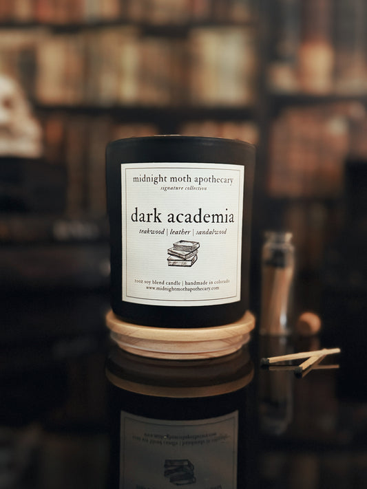 Dark Academia Candle