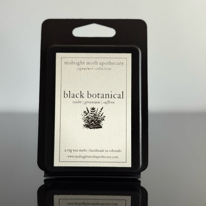Black Botanical Wax Melts