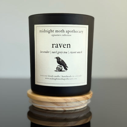 Raven Candle