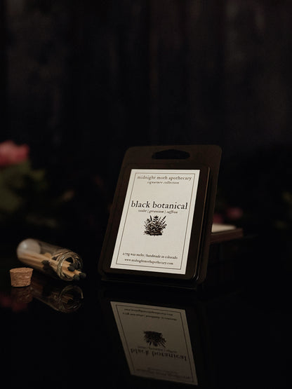 Black Botanical Wax Melts