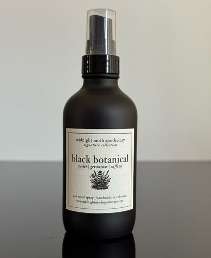 Black Botanical Room Spray